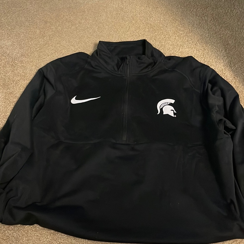 Black MSU Dry Fit